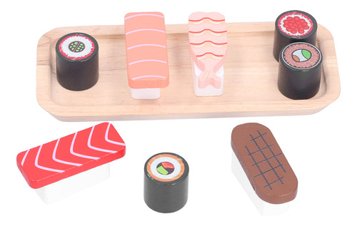 Juego De Simulación Para Restaurante De Sushi, De Madera, Fo