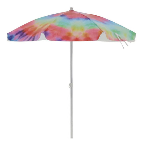 Guarda Sol Haste Aluminio Tye Dye 2m Em Bagum Praia Piscina