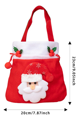 Bolsa Con Cordón De Navidad Bolsa De Dulces Con Cordón De Na