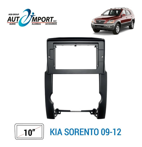 Adaptador De Radio 10 Pulgadas Kia Sorento 09-12