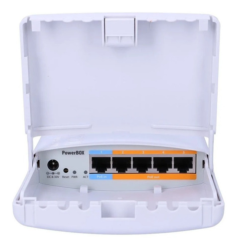 Imagen 4 de 8 de Routerboard Mikrotik Rb750p-pbr2 5 Puert Fast Ethernet 4 Poe