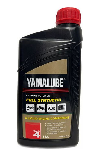 Aceite Yamalube Full Sintético 15w50 1 Lt