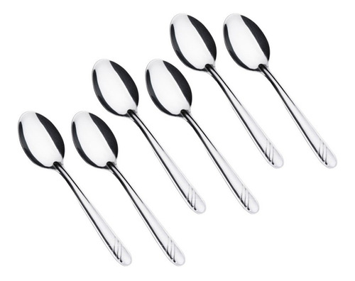 Set Cucharas X6 Para Postre Simonaggio Moniz Cocina Febo