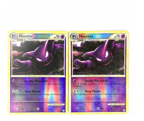 Haunter 35/102 X2 Holo - Carta Original Pokémon Triumphant