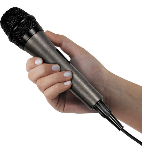 Máquina De Cantar Micrófono Dinamico, Color Negro