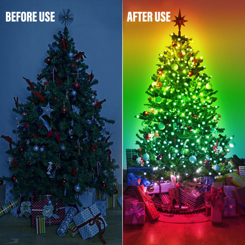 Guirnalda De Luces Navideñas I Led Lights Dream Color Con R