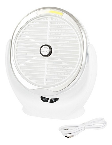 Ventilador De Escritorio Inalámbrico Con Luz Led Bentancor