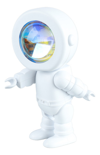 Lámpara Robot Astronauta Romántica Proyector De Luz Led Para