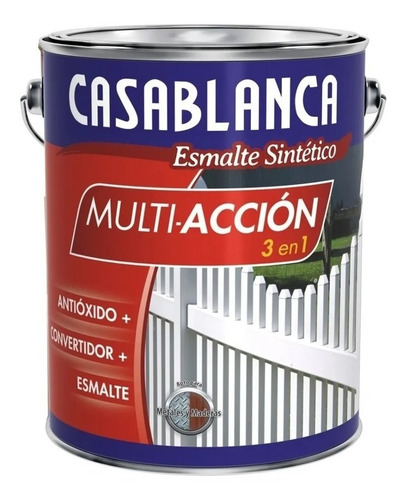 Imagen 1 de 6 de Esmalte Sintetico Convertidor Antioxido 3 En 1 4lt Pintumm
