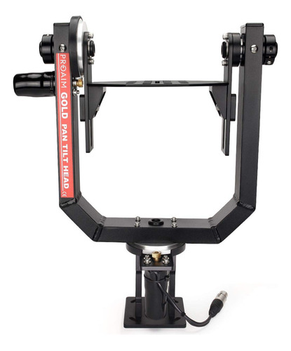 Proaim Gold Camera Pan Tilt Head Con Control De Palanca De M