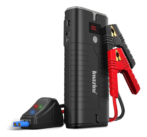 Arrancador De Batería Imazing 18000mah 12v Con Luz Led