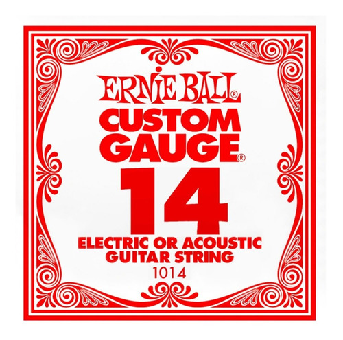 Cuerda Suelta Ernie Ball 014 Guitarra Electrica / Acustica