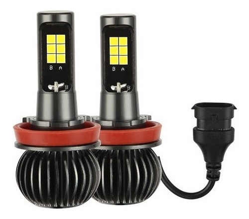 Qc Blanco/amarillo Luz Led H8/h11 Csp Bombilla Kit De Doble