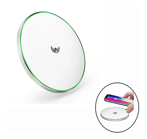 Carregador Turbo Sem Fio Wireless Casa Por Indução 10w Qi  