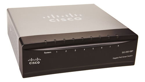 Cisco Serie 200 Interruptor Gigabit Poe Negro