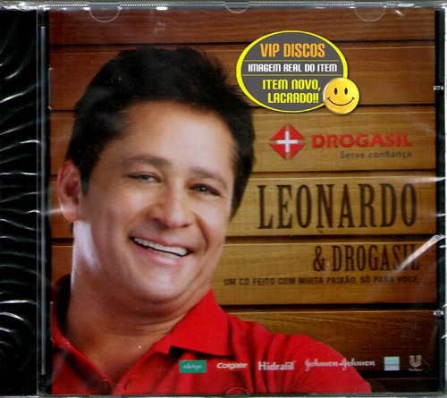 Cd Leonardo E Drogasil Promocional - Original Lacrado Raro!