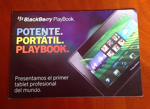 Brochure De Colección - Blackberry Playbook