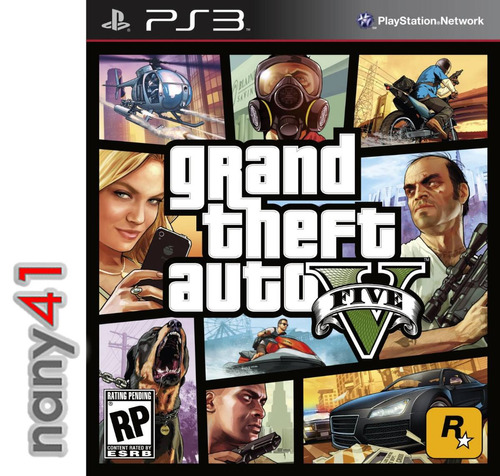 Grand Theft Auto V Juego Consola Ps3 Gta V Playstation Five