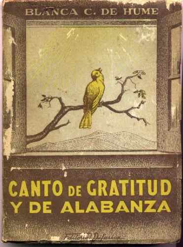 Canto De Gratitud Y De Alabanza. C. De Hume (literatura)