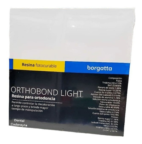 Resina Bracket Ortodoncia Kit Orthobond Light Fotocurable