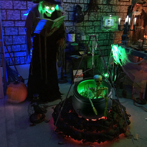 Decoración De Halloween, Olla De Brujas, Caldero De Brujas C