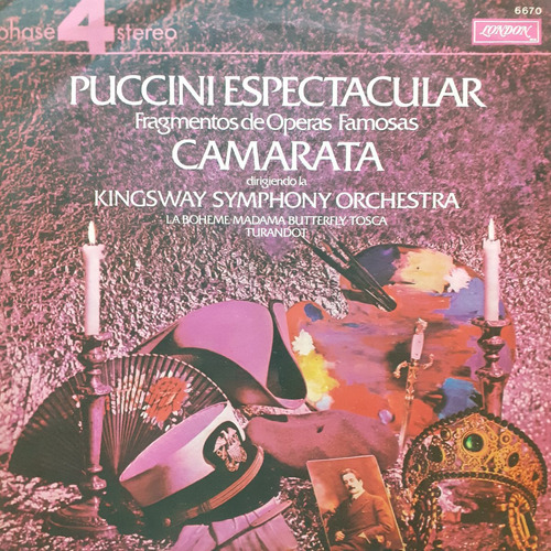 Vinilo- Puccini Espectacular (camarata) Fragmentos De Operas