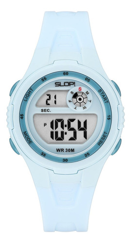 Reloj Slop Unisex Blue Azul Sw2117l5 De Plástico Para Niño