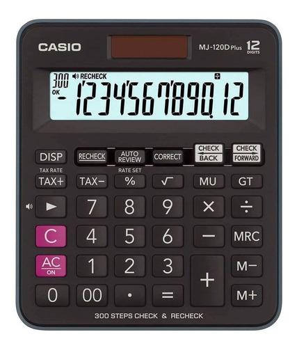 Calculadora De Escritorio Casio Mj-120d Plus