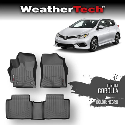 Alfombra Weathertech Corolla 2014-2016 Negras