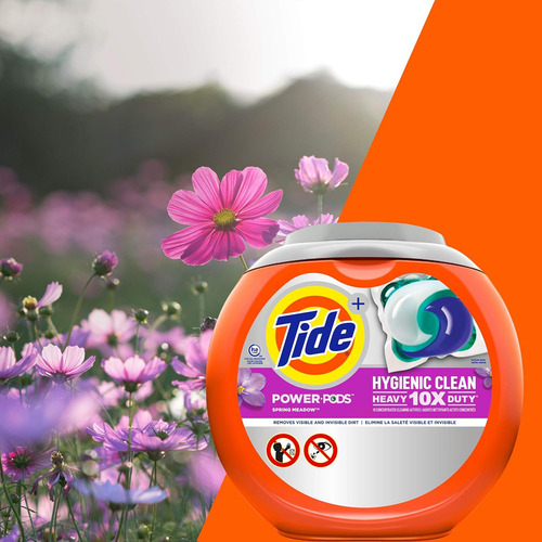 Tide Hygienic 10x Pods - Detergente Para Ropa 63 Unidades,