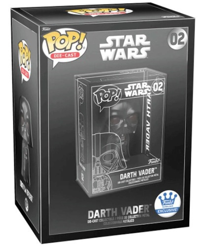 Funko Pop Die Cast Star Wars Darth Vader 02 Edición Especial (Usado)