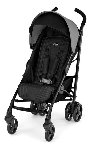 Carriola de paseo Chicco Liteway moon grey con chasis color negro