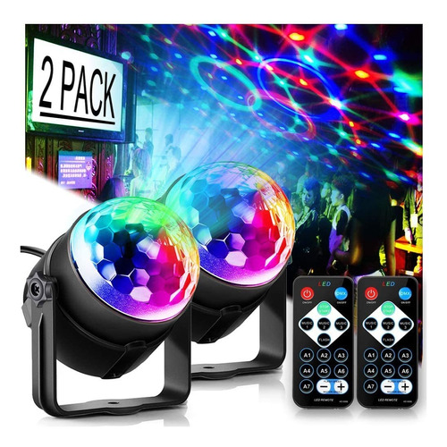 2pcs Disco Ball Disco Lights Colores Dj Lights Strobe Ligh