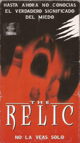 The Relic Vhs Penelope Ann Miller Tom Sizemore Terror 1997