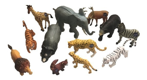 Animales Realistas Discovery Kids, Set 12 De Figuras 
