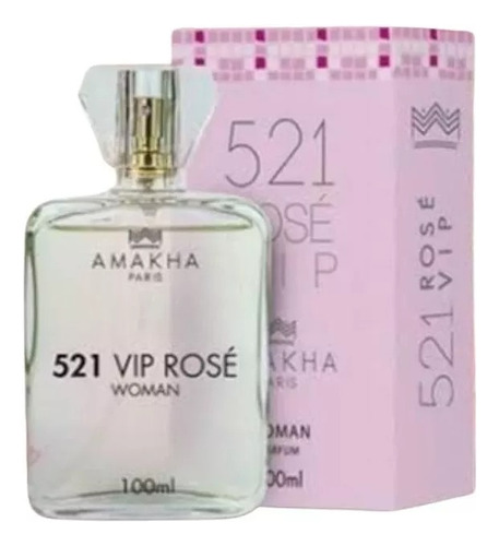 Perfume 521 Vip Rose 100 Ml Amakha Paris Excelente Calidad !