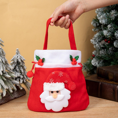 Bolsa Con Cordón De Navidad Bolsa De Dulces Con Cordón De Na