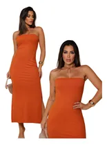 Comprar Vestido Feminino Tomara Que Caia Tubinho Fendas Laterais
