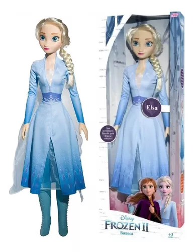 Boneca Elsa Frozen Ii Articulada Baby Brinq