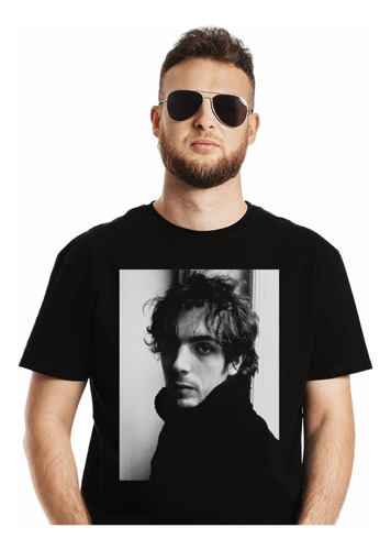 Polera Syd Barret Photo Grayscale Rock Impresión Directa