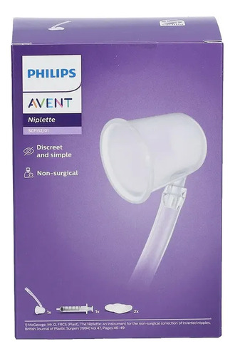 Niplette Pezones Philips Avent Scf152/01 Formador De Pezones