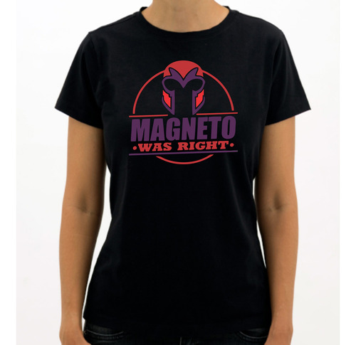 Playera Magneto Was Right X Men Dtf Negra