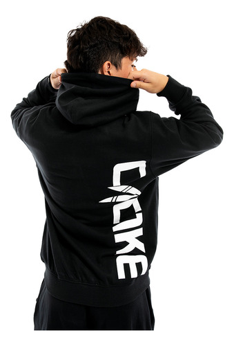 Polerón Hombre Full Zipper Cac1ke Negro