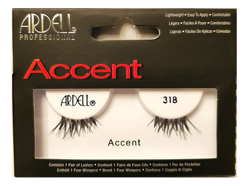 Pestañas Enteras Ardell Accent 318 Black