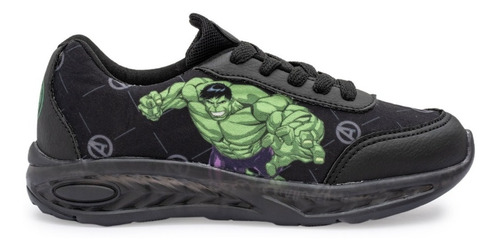 Zapatillas Luces Avengers America Araña Iron Man Hulk - Cuot