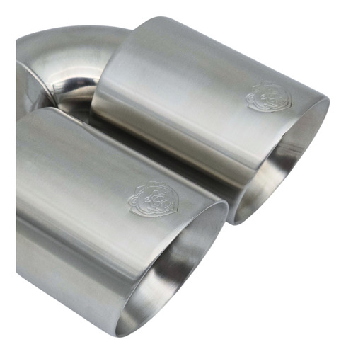 Ponteira Dupla Escapamento Inox Barenwald Mitte 3,5 Brushed