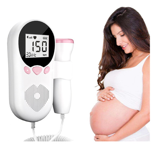 Detector Doppler De Frecuencia Cardíaca Fetal, Portátil