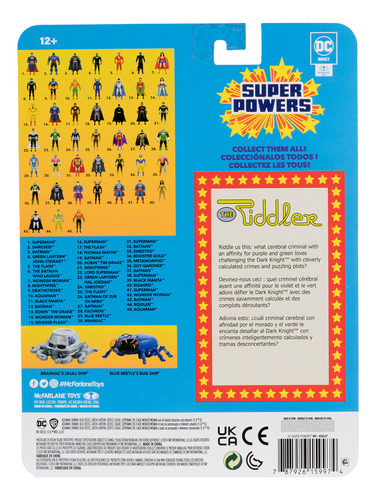 Mcfarlane Toys - Dc Super Powers -riddler Serie 9