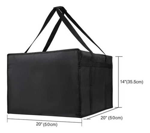 Mochila Térmica Impermeable Para Entrega De Comida Y Pizza,