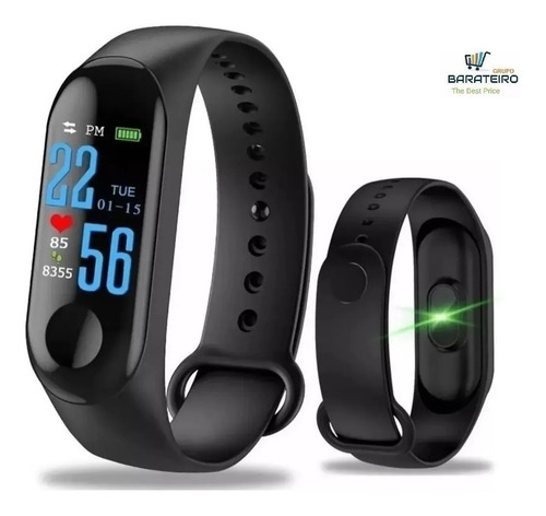 Relógio Smartwatch Inteligente Monitor Cardíaco E Pressão M3
